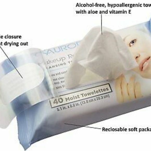 3 pack! 120 GENTLE MAKEUP REMOVER WIPES - Picture 3 of 4